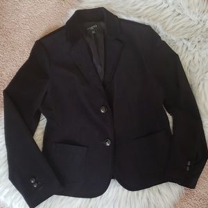 Talbots Black Two Button Blazer Size 10P